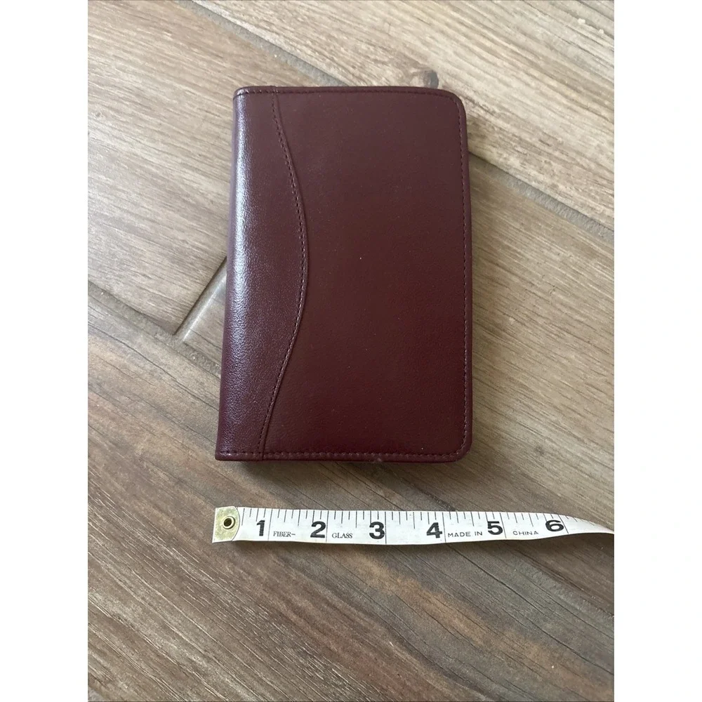 OLIVIER Genuine Brown Leather Planner Organizer Address/Phone Case 4